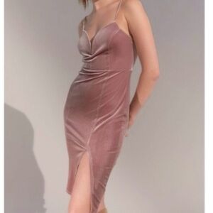 NWT Urban Outfitters Andria Velvet Bodycon Dress Size XS